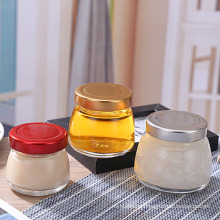 Bird Nest Bottle Glass Sealed Jar Fresh Stewed Bird′ S Nest Empty Small Household Instant Honey Bottle with Lid